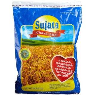 Sujata Chakki Atta, Whole Wheat Flour, 20 Pound Bag