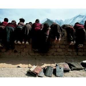 Playtime At Sumdo School, Ladakh by Olivier Follmi 12x10  