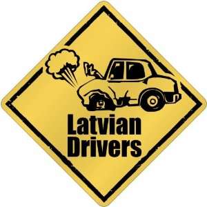   New  Latvian Drivers / Sign  Latvia Crossing Country