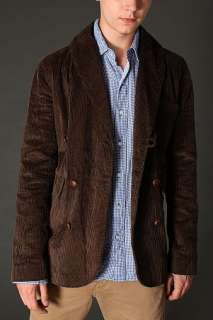 UrbanOutfitters  BDG Double Breasted Corduroy Pea Coat