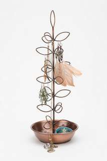 Copper Leaf Jewelry Stand   Urban Outfitters