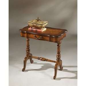  Butler Wood Olive Ash Burl Accent Table Patio, Lawn 