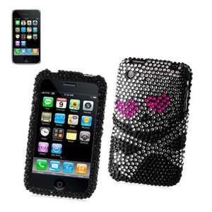  Skull Stone Protector Cover Apple iPhone 3G 3GS Cell 