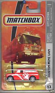 MATCHBOX MBX METAL #53 ~  AUSTIN MINI VAN    RED  