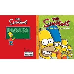   The Simpsons 2012 Daily Planner Spiral Bound Calendar