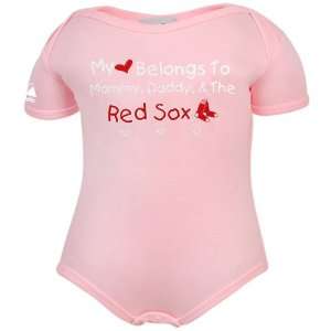  Majestic Boston Red Sox Infant Girls Pink My Heart Belongs 