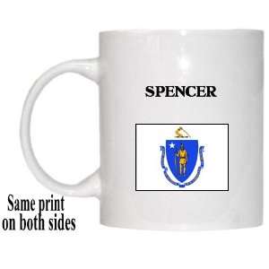  US State Flag   SPENCER, Massachusetts (MA) Mug 