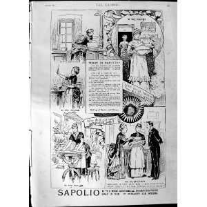  1890 Advertisement Sapolio House Cleaning Soap