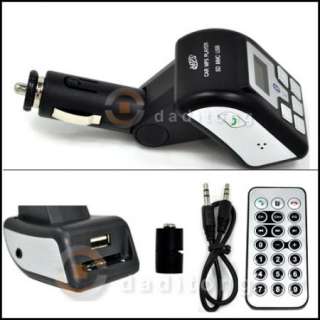 Bluetooth Car  Wireless FM Modulator Player LCD SD  