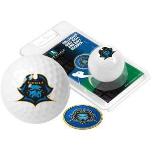  East Tennessee State Buccaneers Logo Golf Ball and Ball 