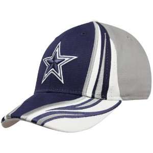  Reebok Dallas Cowboys Navy Blue Gray Artemis Flex Fit Hat 