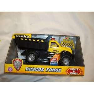 Tonka rescue force   construction dump truck   with lights 