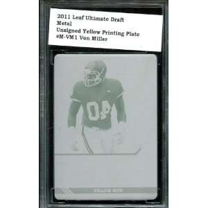   Unsigned 2011 Leaf Ultimate Draft Metal Card Sports Collectibles