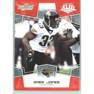  Edition Super Bowl XLIII # 141 Greg Jones   Jacksonville Jaguars 
