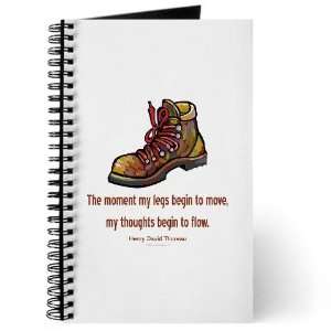 Thoreau Quote Hiking Sports Journal by  Office 