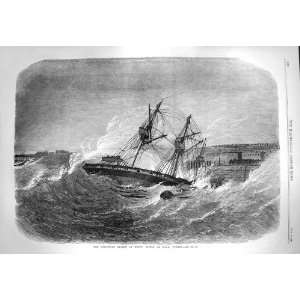  1869 Volunteer Review Dover Ship Wreck Ferret Sea Home & Garden