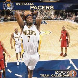  Indiana Pacers 12x12 Wall Calendar 2007