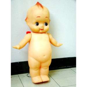 Old Kewpie QP Dolls Red Wing 20 inch Rubber Baby Toy  