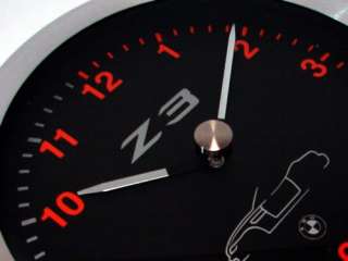 BMW Z3 E36 Roadster Convertible Sports Car Wall Clock 11 in. Aluminum 
