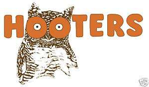 Hooters Owl 5x7 T shirt Iron on transfer  