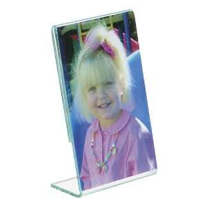  Photo Frame, Standard Size, Tinted Edge, 5x7, Clear 