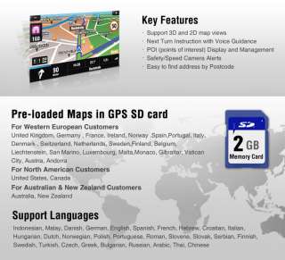 XTRONS TD695G 7” LED DVD Car PC Player GPS WIFI 3G mkv  