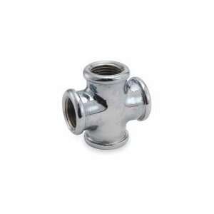  ANDERSON FITTINGS 81102 08 Cross,1/2 In,FNPT,Chrome Plated 