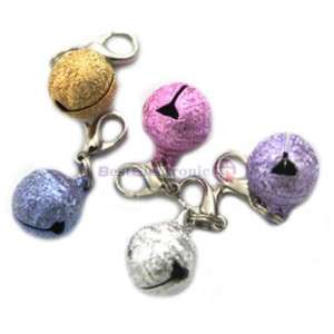 Dog Cat Pet Glossy Collar Charm Bell Tag 5 Colors  