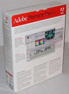 Adobe Premiere 1.5 New, Full Retail Version 25520152  