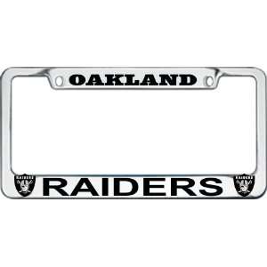  OAKLAND RAIDERS LICENSE PLATE FRAME WITH LOGO Everything 