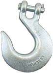 Clevis Slip Hooks, 3/8  Steel Metal, Tow, Rope, Link  