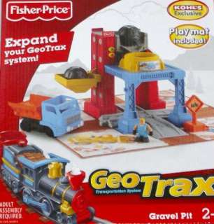 Fisher Price Geo Trax Gravel Pit Set GeoTrax Railroad 027084710519 