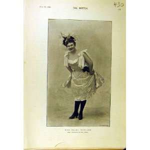  1895 Clara Wieland Actress Theatre Portrait Print