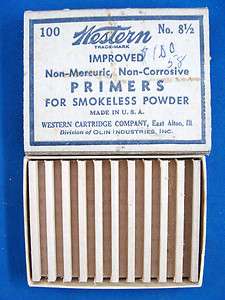 Vintage Western Primers Empty Box Lot # *34  