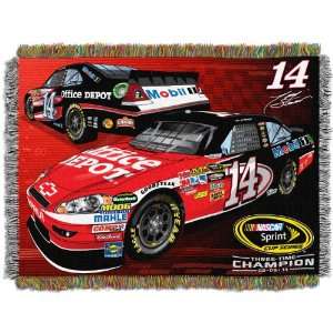 Northwest Tony Stewart 48 X 60 3 Time Sprint Cup Champion Tapestry 