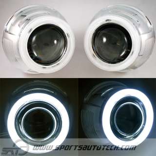 Mini H1 Bi xenon HID Projectors 5000k CCFL Type S Shrouds Headlights 