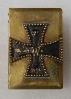   iron cross emblem scarce original world war one vintage field made