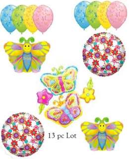   Butterfly Cluster Balloon Bouquet Decoration Happy Birthday Party Girl