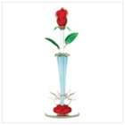Pinks Spun Glass Rosebud Vase