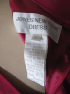 Jones New York Pink Fuschia Sleeveless Dress Size 16  