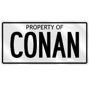  NEW  PROPERTY OF CONAN  LICENSE PLATE SIGN NAME