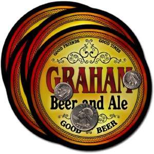  Graham, NC Beer & Ale Coasters   4pk 