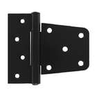 Bulldog Hardware Gate Hinges 3 1/2 In. Steel Black, 2/Pack