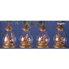   Lighted Topper Nativity Angels Drydome Christmas Ornament #56204