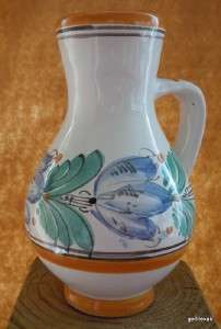 Small Hand Painted Ewer Vase Ceramic  