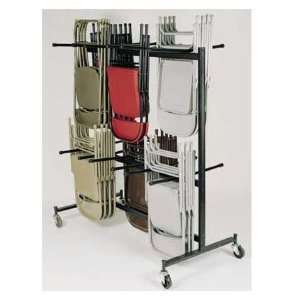  National Public Seating 84 Double Tier Hanging Chair Rack 