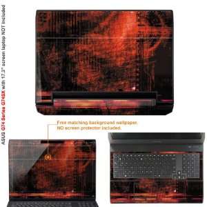Protective Decal Skin Sticker (Matte finish) for ASUS G74 Series G74SX 
