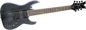 Dean Vendetta VNXM 7 String Electric Guitar Trans Black 819998035815 