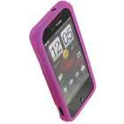 Verizon HTC Droid Incredible Soft Touch Snap On Case (Red)
