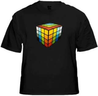 MEGA 3D Rave Cube Sound Reactive Equalizer T Shirt #12 Clothing